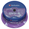 DVD+R Verbatim 4,7 GB, 16x, cake 25 ks