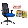 Kancelsk idle Tullio 1390-SYN, modr - Akce