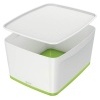 lon box s vkem Leitz MyBox, velikost L, bl/ zelen