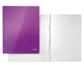 Desky s rychlovazaem Leitz WOW A4, purpurov