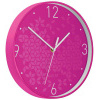 Nástěnné hodiny Leitz WOW, růžové