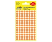 Etikety Avery 3178 koleka, prmr 8 mm, 416 ks, oranov neon