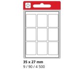 Etikety pro run popis 35 x 27 mm, 10 list, 90 ks, bl