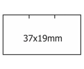 Cenov etikety 37 x 19 mm, bl, 1.000 ks