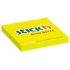 Samolepicí bloček Hopax, 76x76 mm, 100 lístků, neonový žlutý