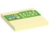 Samolepic bloek Stickn Extra Sticky 76x76 mm, lut