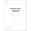 Zznamy o prci Optys, obal, dvoulist A4