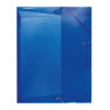 Box na spisy PP A4, hbet 4 cm, transparentn modr