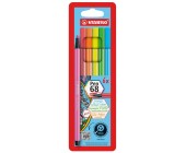 Popisova Stabilo Pen 68, 1 mm, 6 neonovch barev